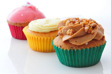 Trio cupcakes