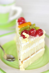 piece of delicious cake