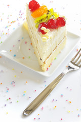 piece of delicious cake