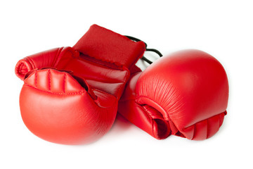 Red karate gloves. © mch67