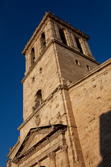 Fototapeta na wymiar Campanario de la catedral de Ciudad Rodrigo, Salamanca, Spain
