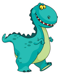 Fototapeta premium smiling dinosaur