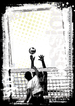 Dirty Beach Volleyball Poster 2