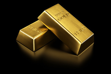 Two gold bars