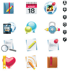 Vector social media icons set. Part 2