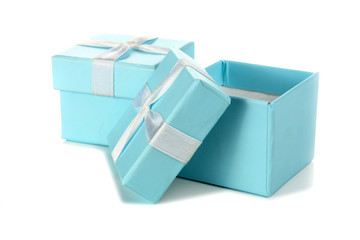 two blue box