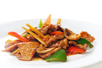 Chinese beef and vegetables