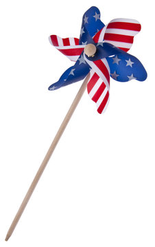 Patriotic American Pinwheel
