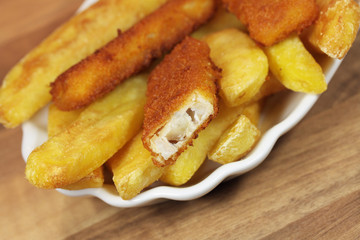Fisch und Fritten