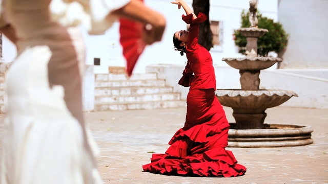Passionate Flamenco Dancing