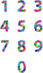 Party balloons numbers