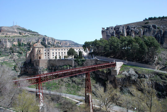 Saint Paul Convent and bridge in facinating natural landscape of