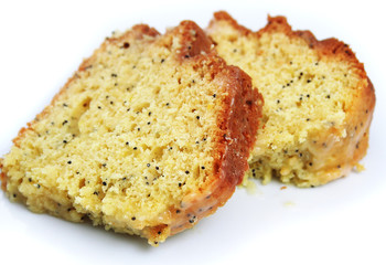 Lemon Poppy Seed Cake Slices