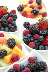 Berries in bowls
