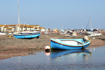 Obraz premium boats on River Teign