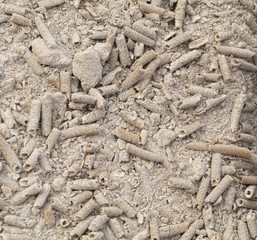 Burned incense sticks