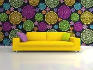 yellow sofa