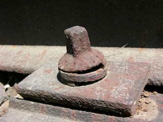Schwellenschraube, Bolzen für Eisenbahnschiene