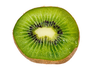 Fototapeta na wymiar Fresh kiwi fruit on white background