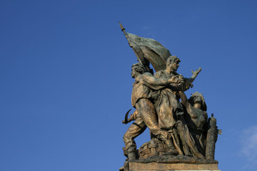 Roma, statua del Vittoriano