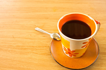 black coffee