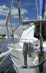 Fototapeta premium Sailboat equipment details