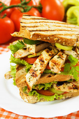 Grilled chicken sandwich