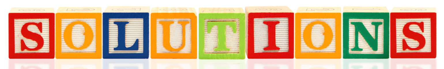 Alphabet Blocks SOLUTIONS