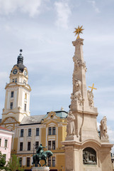 Fototapeta na wymiar Center of Pécs, Węgry Szechenyi Ter