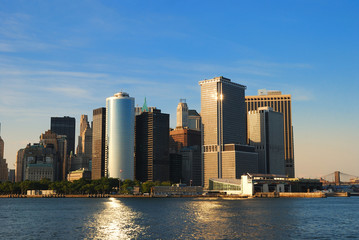 Naklejka premium New York City skyline