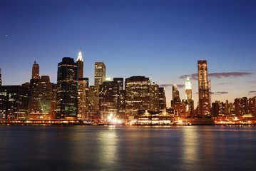Fototapeta na wymiar Urban Manhattan, New York City