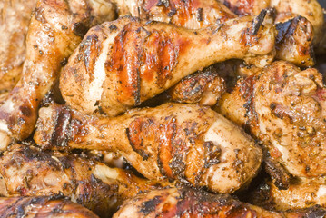 Barbecued Jerk Chicken Drumsticks