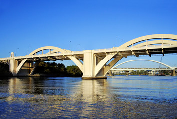 Fototapeta na wymiar William Jolly Bridge Brisbane Australia