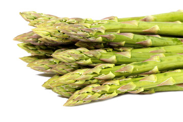Asparagus Isolated on White