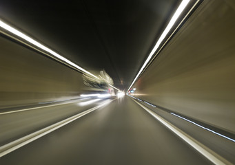 Through the tunnel