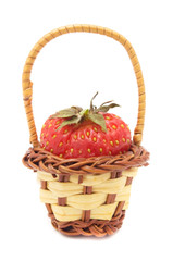 Fototapeta na wymiar Strawberry in Basket