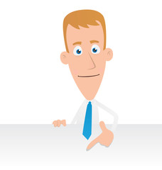 Specify a manager at a blank board below