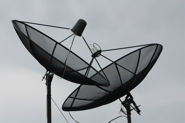 A couple of satellite dish