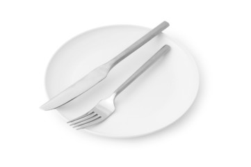 Set of utensils arranged on the table