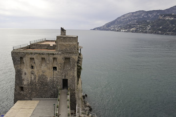 Fototapeta na wymiar Picturesque Amalfi Coast in Southern Italy, Europe