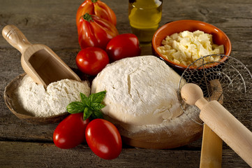 dough for pizza - preparazione pizza