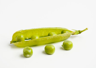 Green peas pods