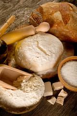dough for bread - preparazione del pane