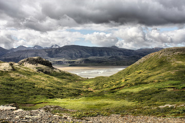Fototapeta premium Islandia - góry w Lonsoraefi