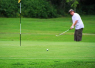 Obraz premium Playing golf