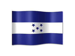 Obraz premium Honduras Fahne