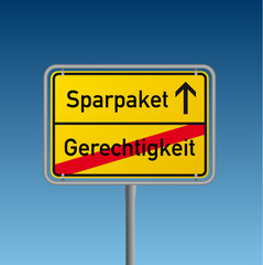 Sparpaket-Gerechtigkeit