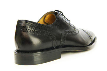 Male shoes isolated on the white background