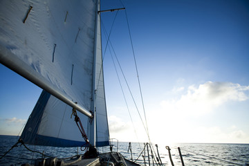Fototapeta premium Sailing on the Baltic Sea