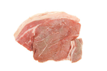 Raw braising steak